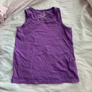 girls purple tank top